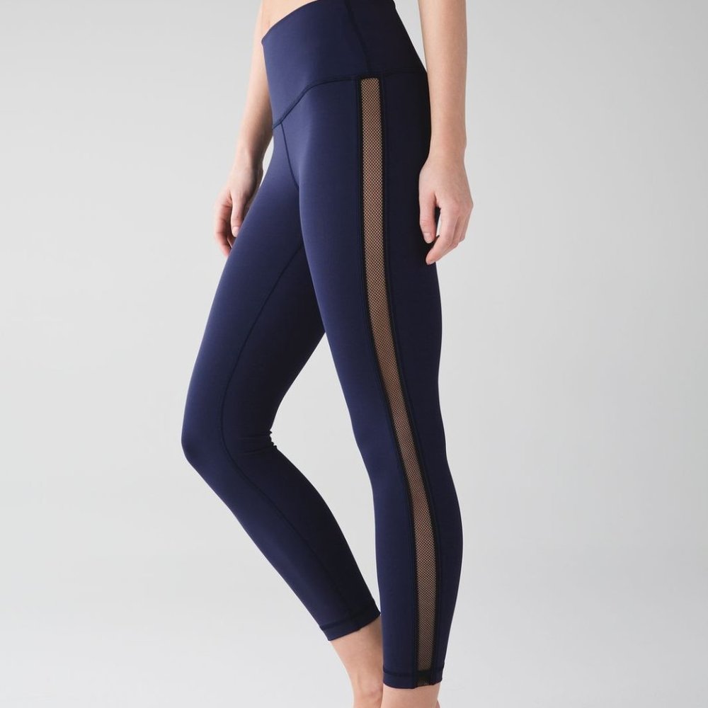 Lululemon High Times Pant (Wing Mesh) Deep Navy